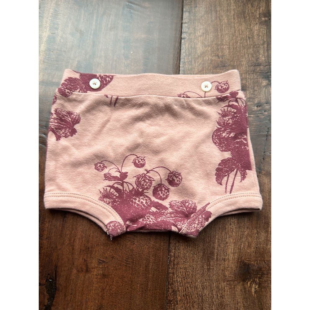 Kate Quinn bloomers bummies shorts blooms strawberry organic cotton
